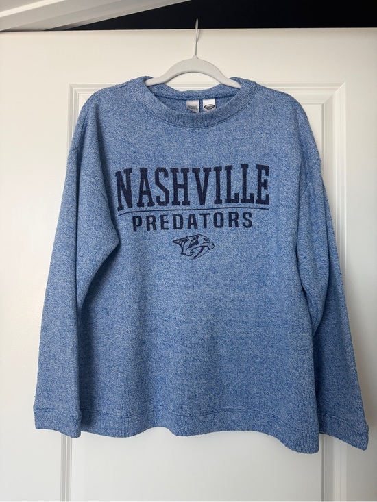Tops - Concepts Sport Light Blue Marled Knit Crewneck Pullover